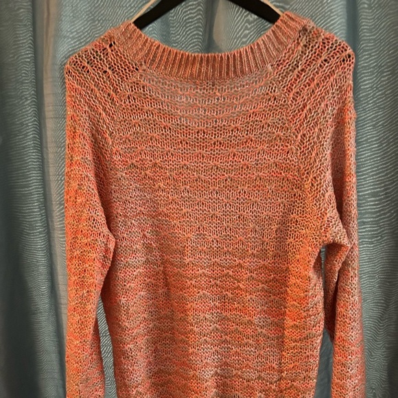 Kismet Coral Knit Sweater- XL - open knit - soft - layer or wear alone - - Picture 10 of 10